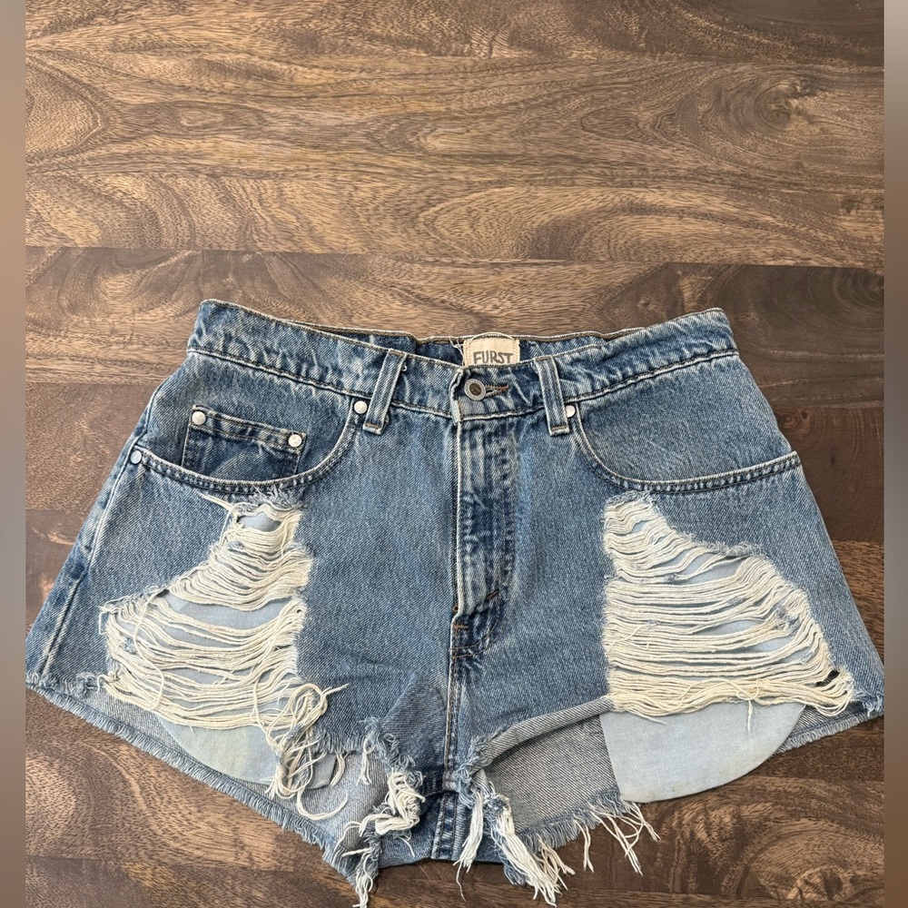 Vintage Levi’s/Furst of a Kind brand Jean shorts